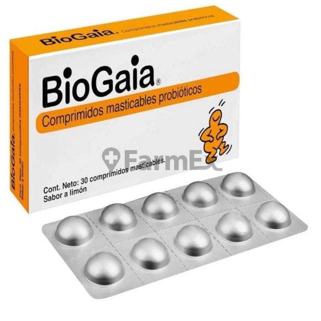 Biogaia x 30 comprimidos masticables Farmex-Receta Solidaria-Persistente